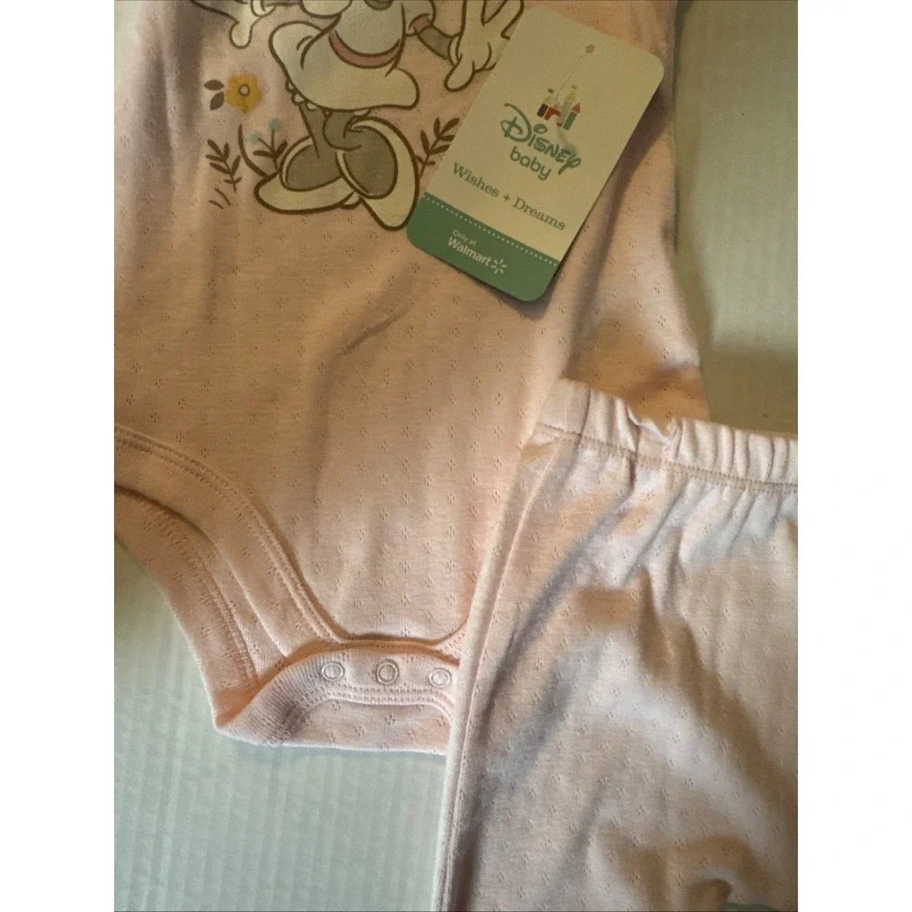 Baby girl clothes, 6-9 months, Disney Baby Minnie 4 piece set